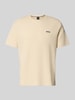 BOSS regular fit T-shirt van katoenmix Offwhite