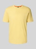 BOSS Orange Regular fit T-shirt van puur katoen, model 'TEGOOD' Geel