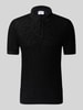 Antony Morato Slim fit poloshirt met ribboorden Zwart