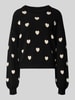 Noisy May Strickpullover mit Puffärmeln Modell 'CHARLOTT' Black