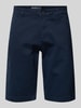 Tom Tailor Denim Regular Fit Bermudas aus Baumwoll-Elasthan-Mix Dunkelblau