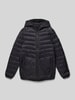 Jack & Jones Steppjacke mit Kapuze Modell 'SPRINT' Black