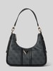 Guess Handtasche mit Label-Applikation Modell 'NOREEN' Graphit