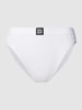 HUGO Slip met labeldetail, model 'RIB' Wit