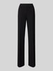 SEDUCTIVE Stoffhose aus Viskose-Mix mit Bügelfalte Modell 'NANOU' Black