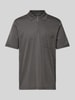 RAGMAN Regular fit poloshirt met borstzak Antraciet