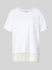 FREE/QUENT T-Shirt mit Spitze Modell 'SURE' Weiss