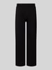 REVIEW Sweatpants mit Logo-Print und Gesäßtasche Black