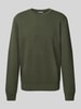 Lacoste Sweatshirt mit Label-Stitching Dunkelgruen