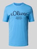 s.Oliver RED LABEL Regular Fit T-Shirt aus reiner Baumwolle Ocean