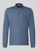 LERROS Koszulka polo o kroju regular fit w dwukolorowym wykonaniu Granatowy
