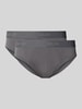 SLG Slip met label in band in een set van 2 stuks, model 'Base Brief' Lichtgrijs