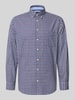 Christian Berg Men Koszula casualowa o kroju regular fit z kołnierzykiem typu button down Granatowy