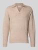Jack & Jones Gebreide pullover met V-hals, model 'SOHO' Offwhite