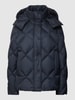 Marc O'Polo Donsjack met labeldetail Marineblauw