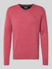 Fynch-Hatton Regular Fit Pullover mit Kaschmir-Anteil Modell 'Merino' Kirsche