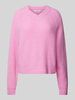 Marc O'Polo Denim Gebreide pullover met ribboorden Roze