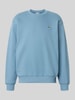 Lacoste bluza o kroju regular fit z mieszanki bawełny Szaroniebieski