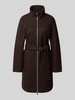 VERO MODA Regular Fit Mantel mit Taillengürtel Schoko