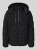 Tom Tailor Regular fit bodywarmer met afneembare capuchon Zwart