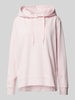 s.Oliver RED LABEL Relaxed Fit Hoodie aus Baumwoll-Mix mit breiten Kordeln Rosa