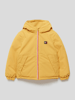 Tommy Hilfiger Kids Jack met labelpatch, model 'ESSENTIAL PADDED JACKET' Mosterdgeel