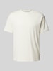 Pepe Jeans T-Shirt mit Label-Stitching Modell 'Connor' Offwhite