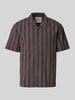 ONLY & SONS Relaxed Fit Freizeithemd aus reiner Baumwolle Modell 'CRUZ' Dunkelbraun