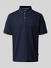 bugatti Poloshirt met labeldetail Marineblauw