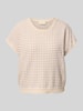FREE/QUENT Gebreid shirt met ronde hals, model 'DODO' Taupe