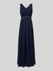 Vera Mont Avondjurk met taillepas Donkerblauw