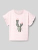 Name It T-Shirt mit Rundhalsausschnitt Modell 'JADEY' Rosa