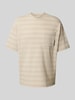 Calvin Klein Jeans T-shirt met borstzak Beige