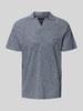 Tommy Hilfiger Regular Fit Poloshirt aus reiner Baumwolle Marine Melange