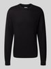 Jack & Jones Strickpullover mit Rundhalsausschnitt Modell 'KAITO' Black