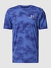 Under Armour T-shirt met all-over motief Koningsblauw gemêleerd
