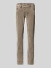 Buena Vista Slim Fit Cordhose aus Baumwoll-Mix Beige
