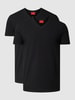 HUGO T-Shirt mit Logo-Print im 2er-Pack Modell 'HUGO-V' Black