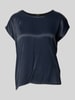 More & More T-shirt met boothals Marineblauw