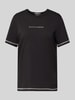 Scotch & Soda T-Shirt mit Label-Print Black