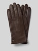 Roeckl Handschuhe aus Leder mit Label-Detail Modell 'TALLIN TOUCH' Mittelbraun