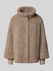 WHITE LABEL Jacke mit Teddyfell Taupe