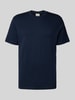 CK Calvin Klein T-shirt met logostitching, model 'SUPIMA' Marineblauw