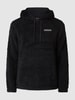 Napapijri Hoodie aus Teddyfell Modell 'Morgex' Schwarz