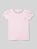 s.Oliver RED LABEL Regular Fit T-Shirt aus reiner Baumwolle Rosa