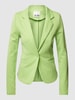 ICHI Blazer met reverskraag en structuurmotief, model 'KATE' Neon groen