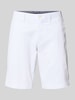 Tommy Hilfiger Slim fit korte chino van een mix van katoen en elastaan Wit