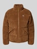 Tommy Jeans Relaxed Fit Steppjacke aus Cord Hellbraun