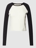 REVIEW Shirt met lange raglanmouwen Zwart