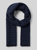 BOSS Sjaal van pure viscose, model 'TADIC' Marineblauw